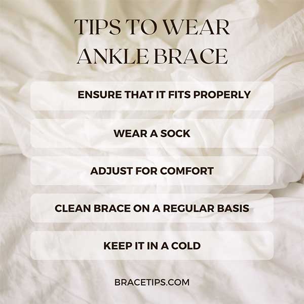 How to Put on an Ankle Brace properly