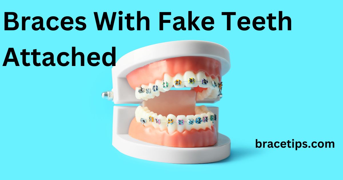 Braces With Fake Teeth Attached