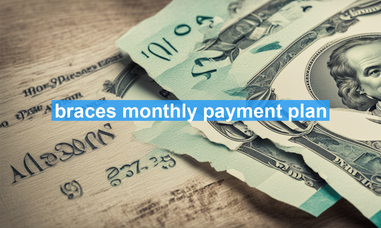 braces monthly payment plan