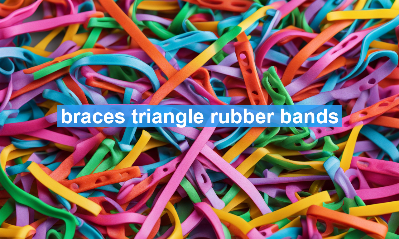 braces triangle rubber bands