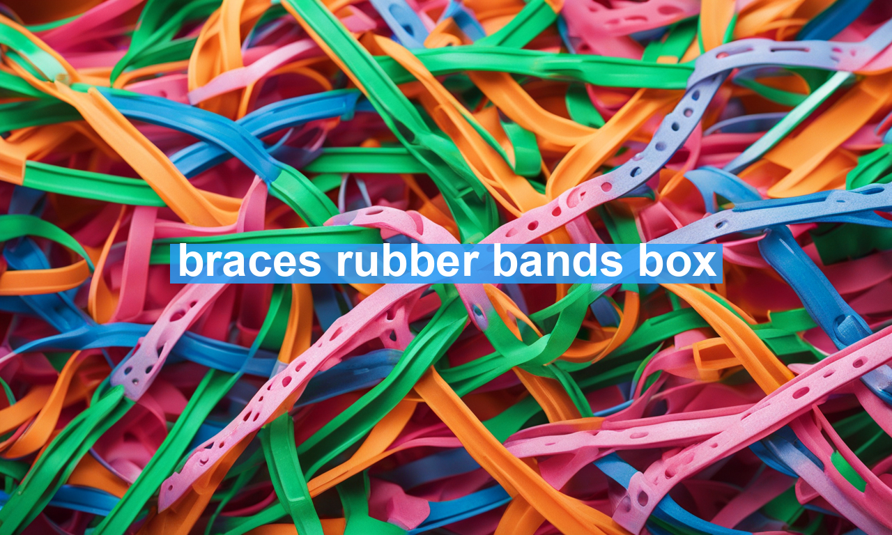 braces rubber bands box