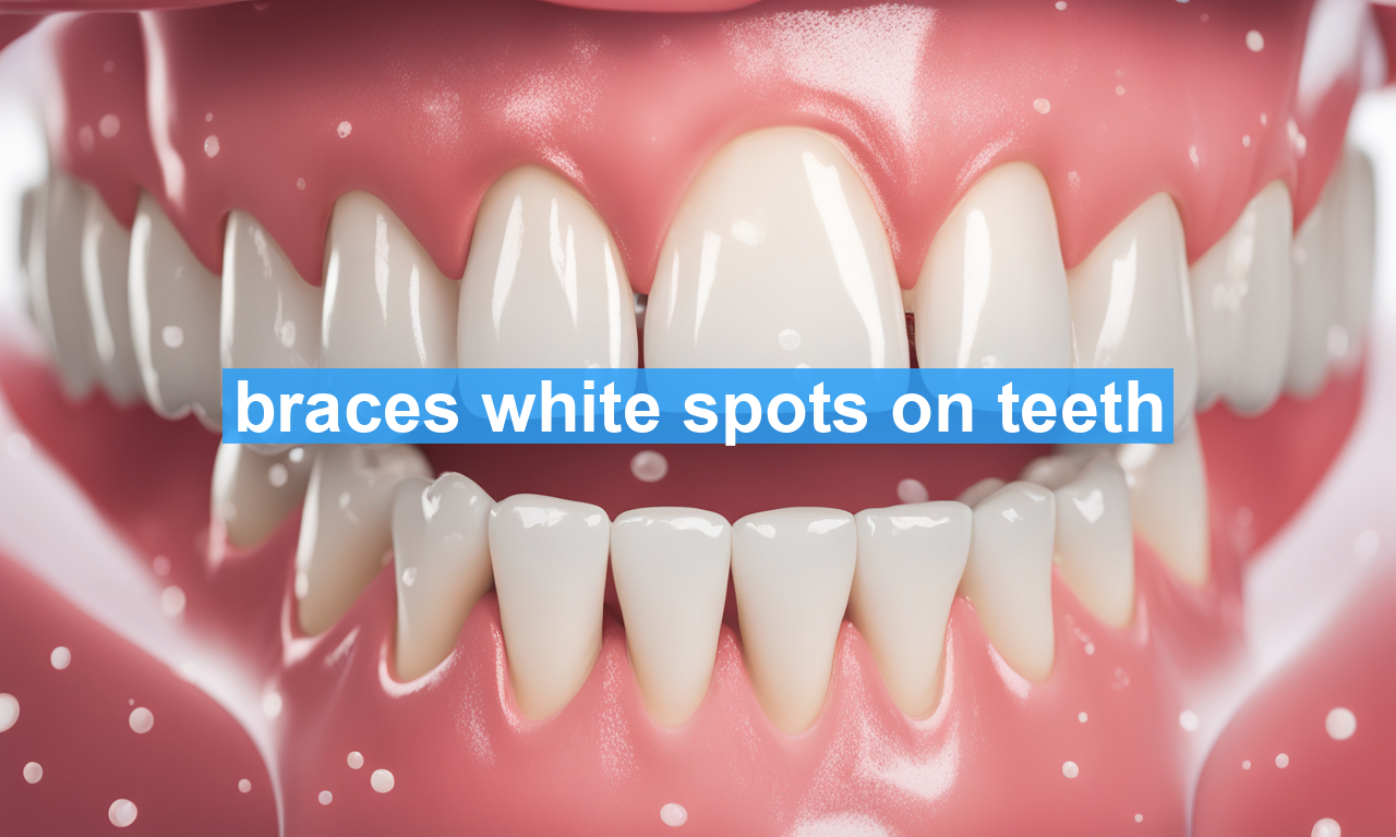 braces white spots on teeth