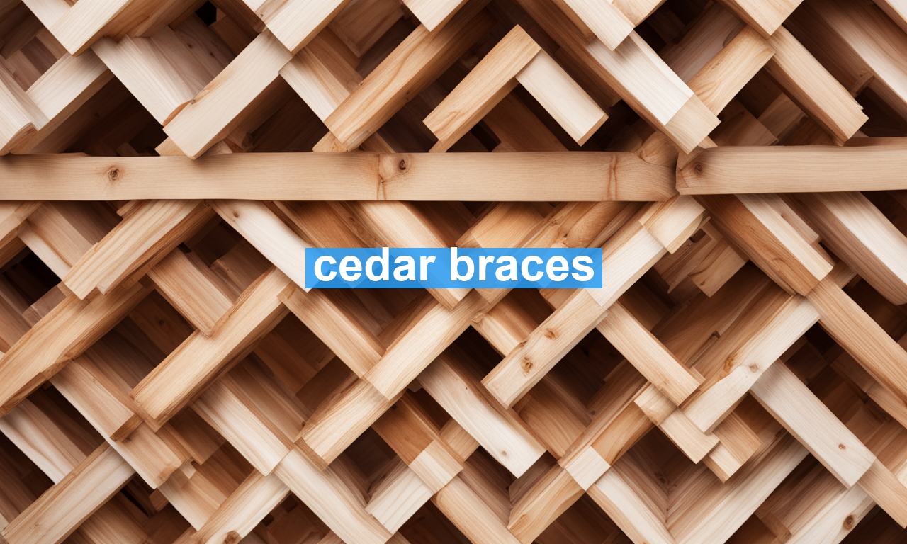 cedar braces