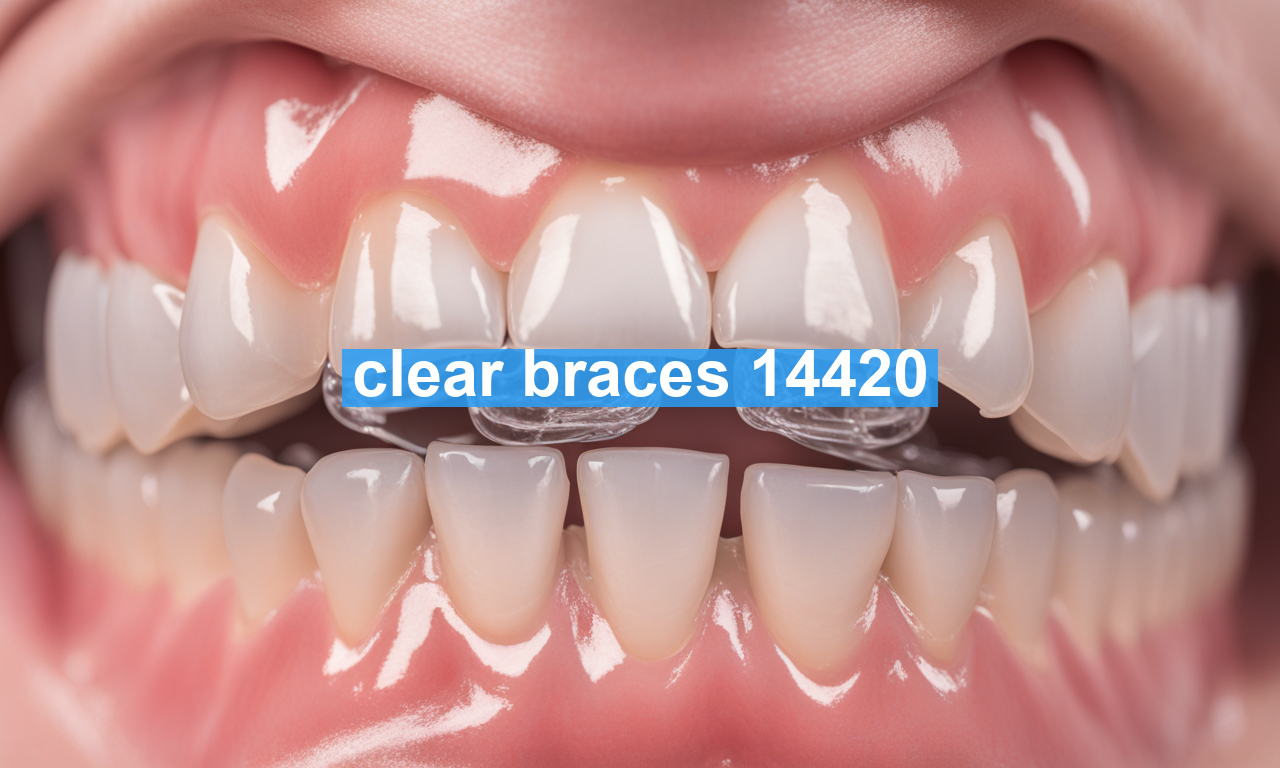 clear braces 14420