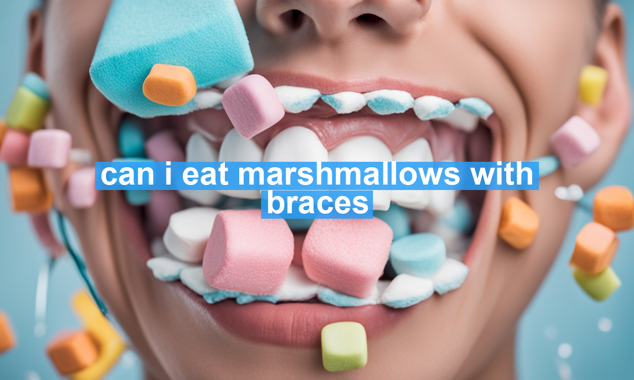 can i eat marshmallows with braces