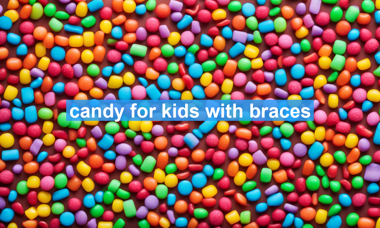 candy for kids with braces