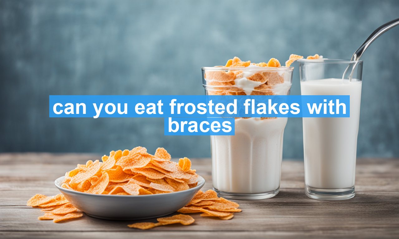 can you eat frosted flakes with braces