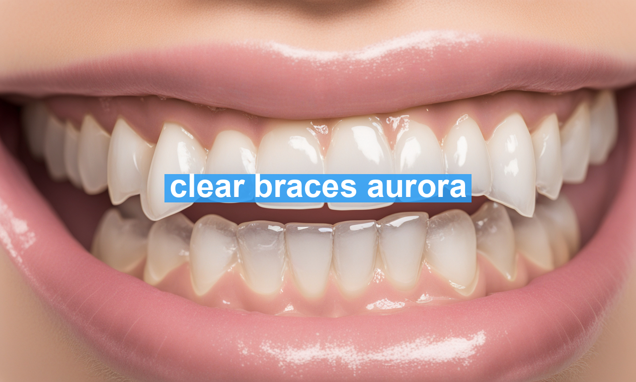 clear braces aurora