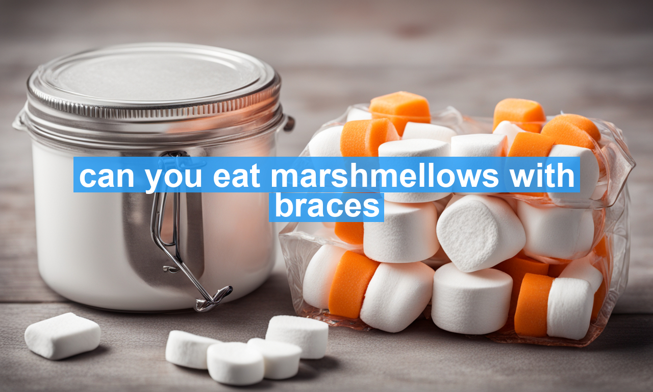 can you eat marshmellows with braces