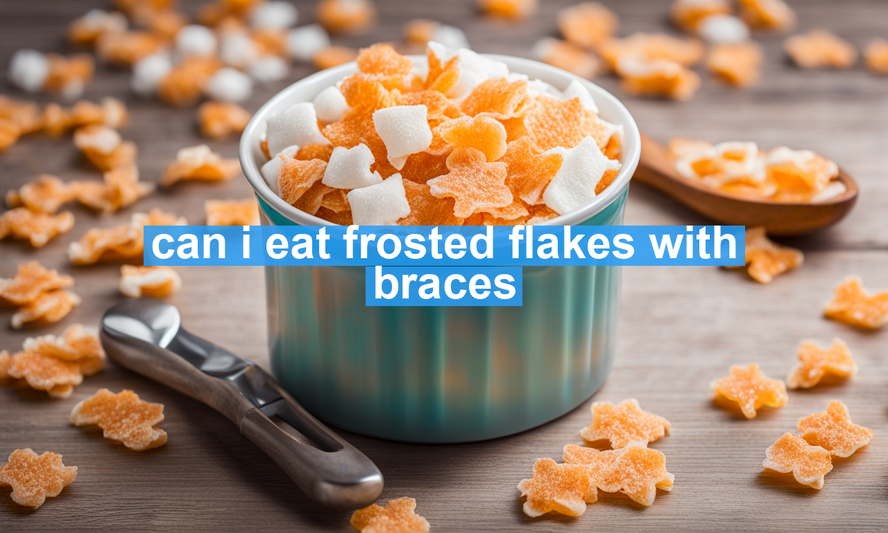 can i eat frosted flakes with braces