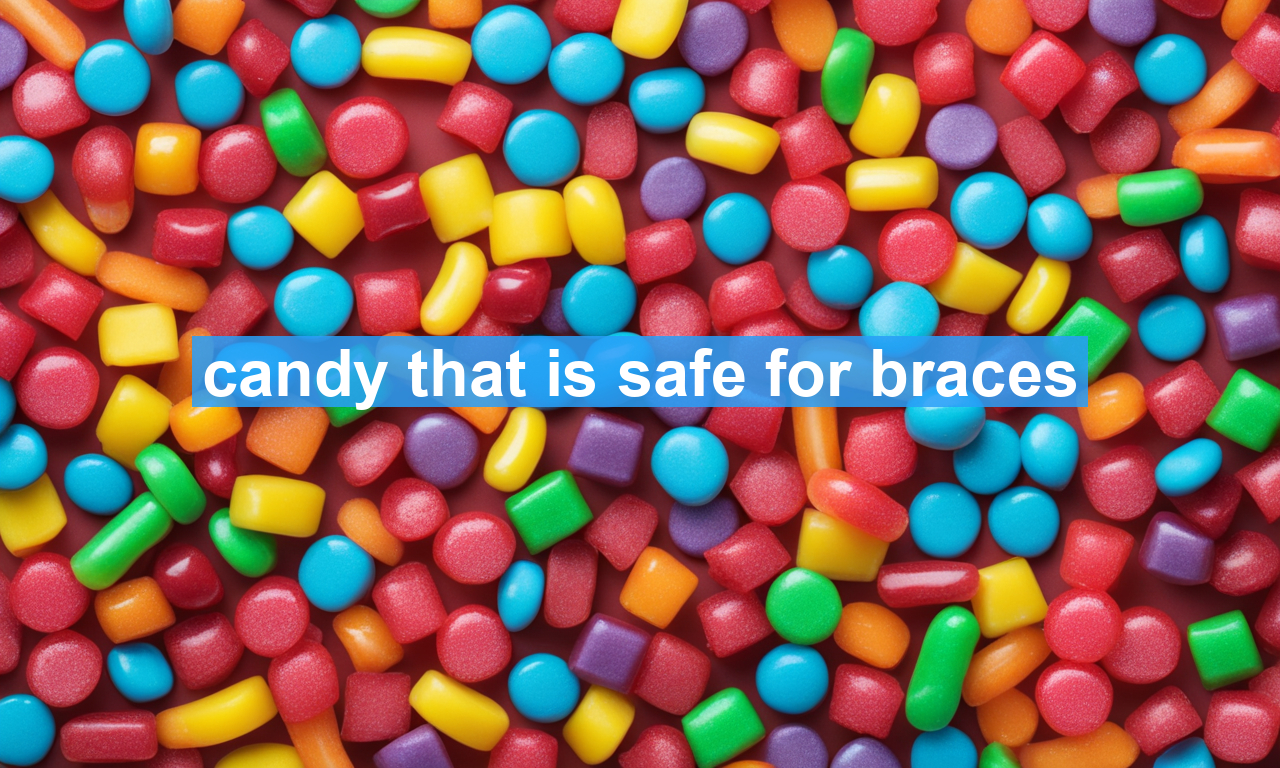 candy that is safe for braces